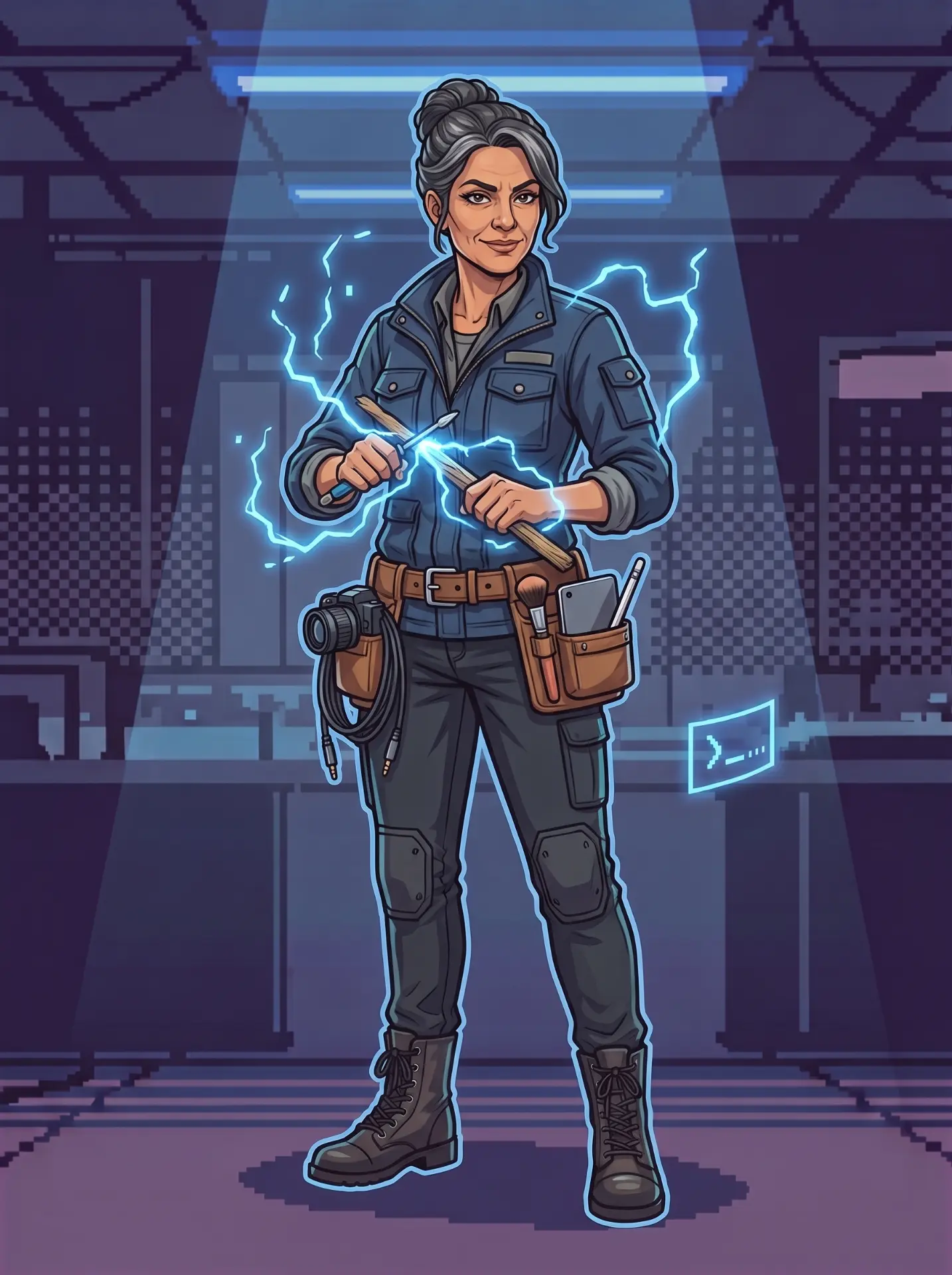 Craftsperson (Look C) — fighter art