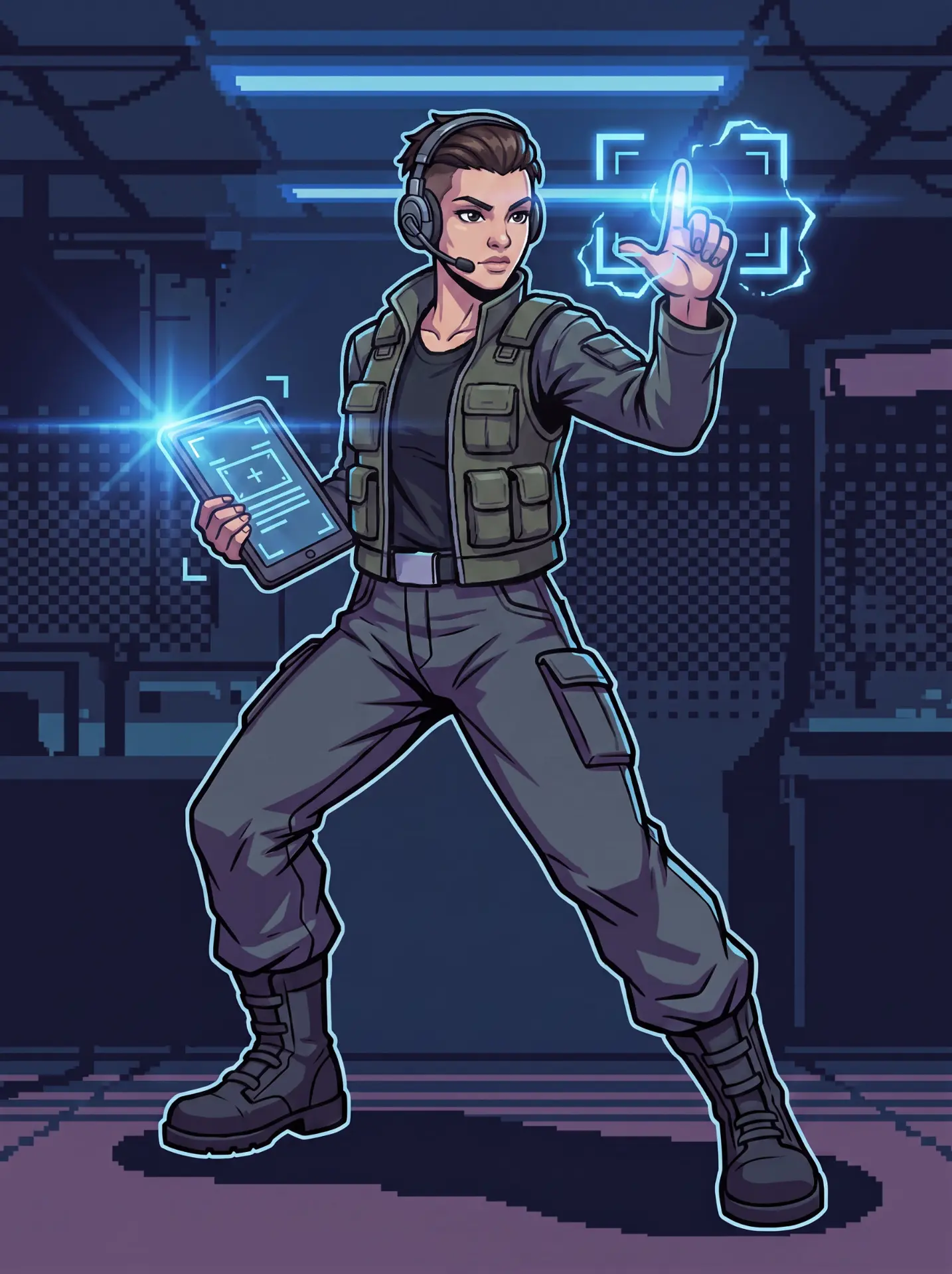 Director (Look B) — fighter art