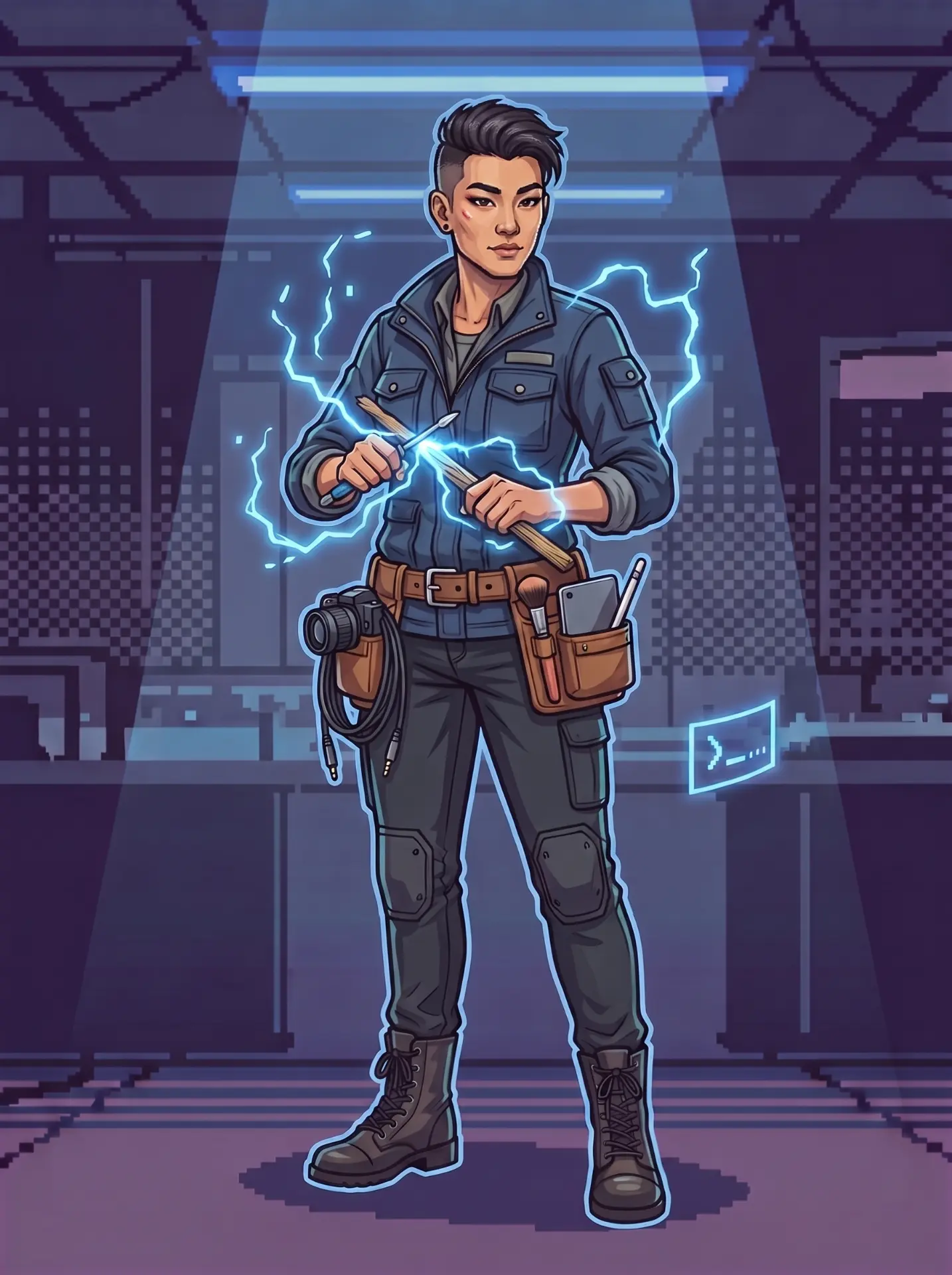 Craftsperson (Look B) — fighter art