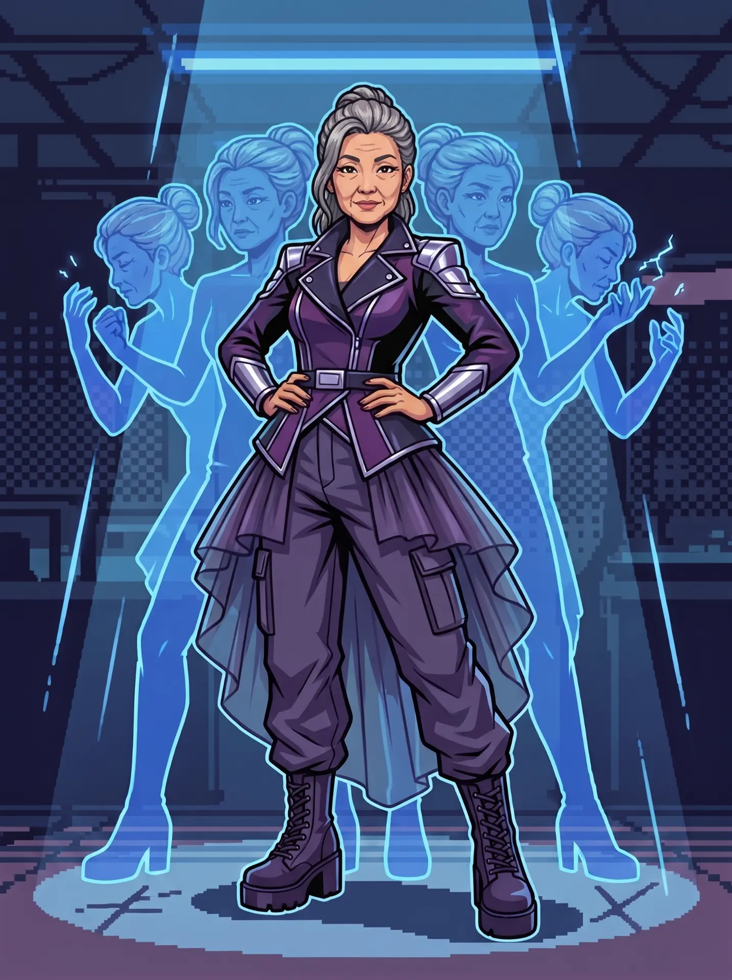 Actor (Look B) — fighter art