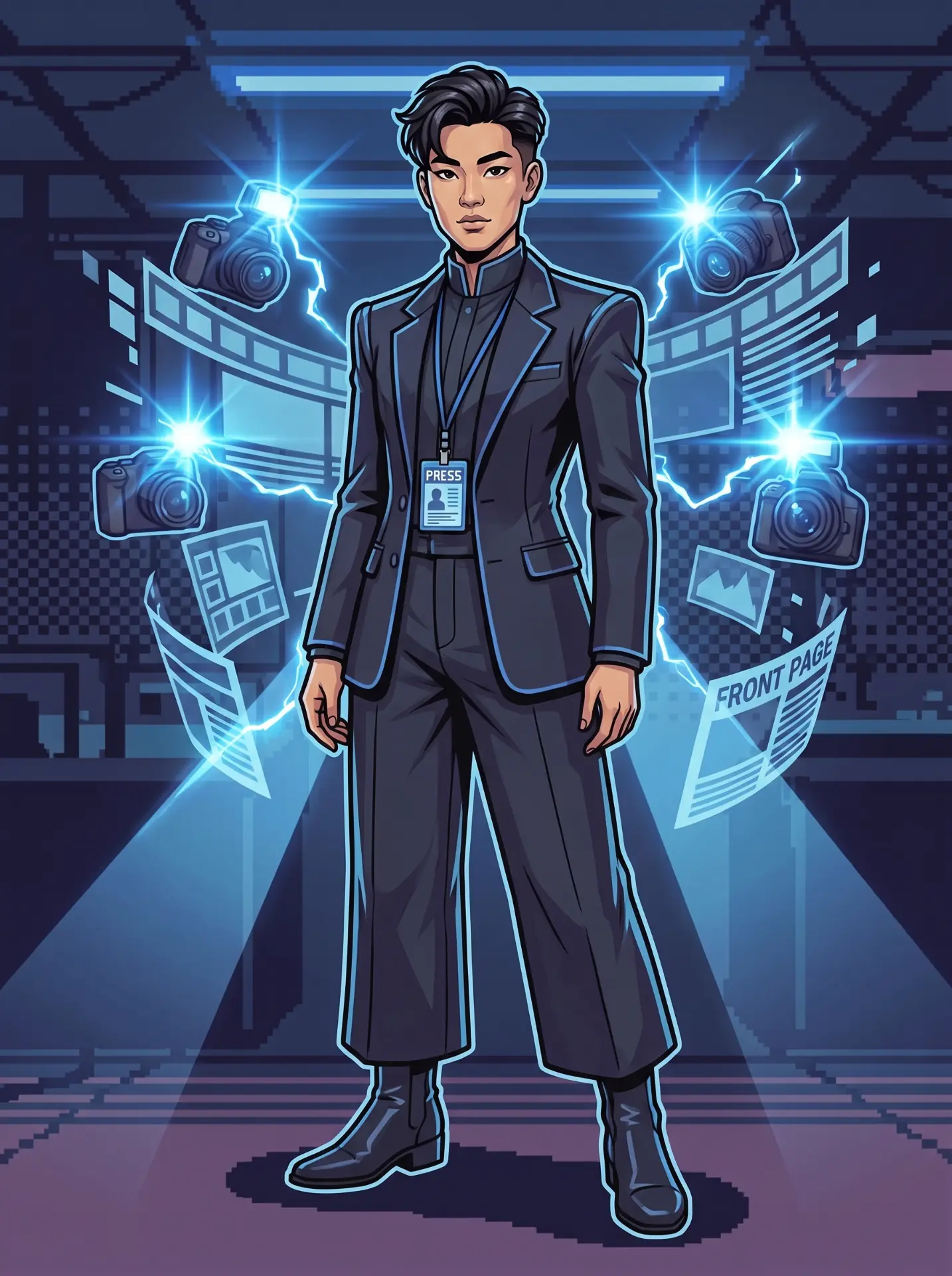 Publicist (Look C) — fighter art
