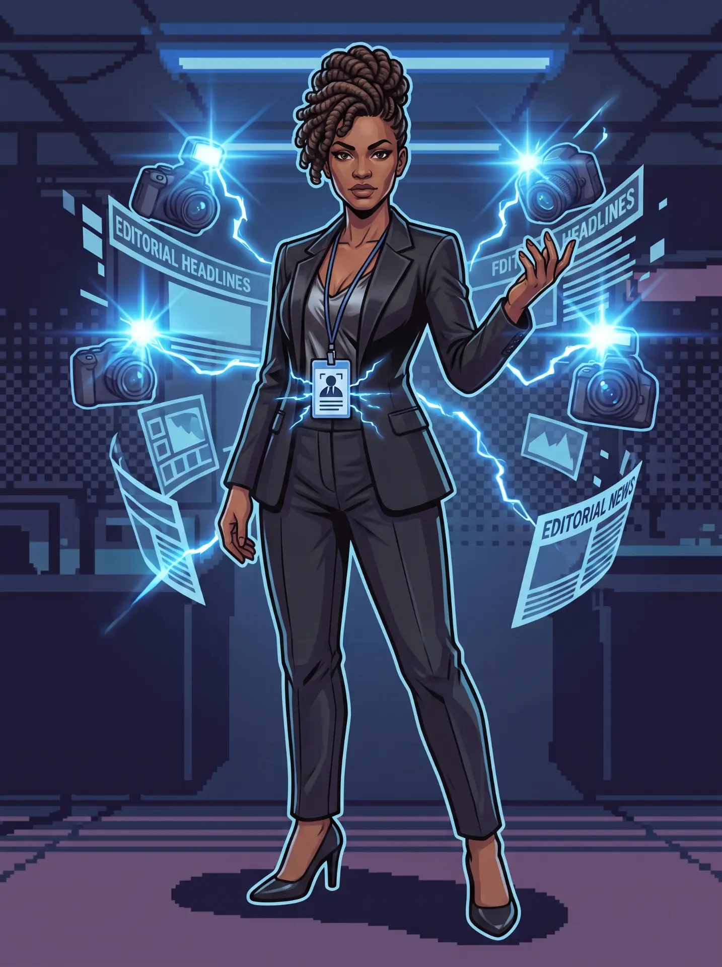 Publicist (Look B) — fighter art