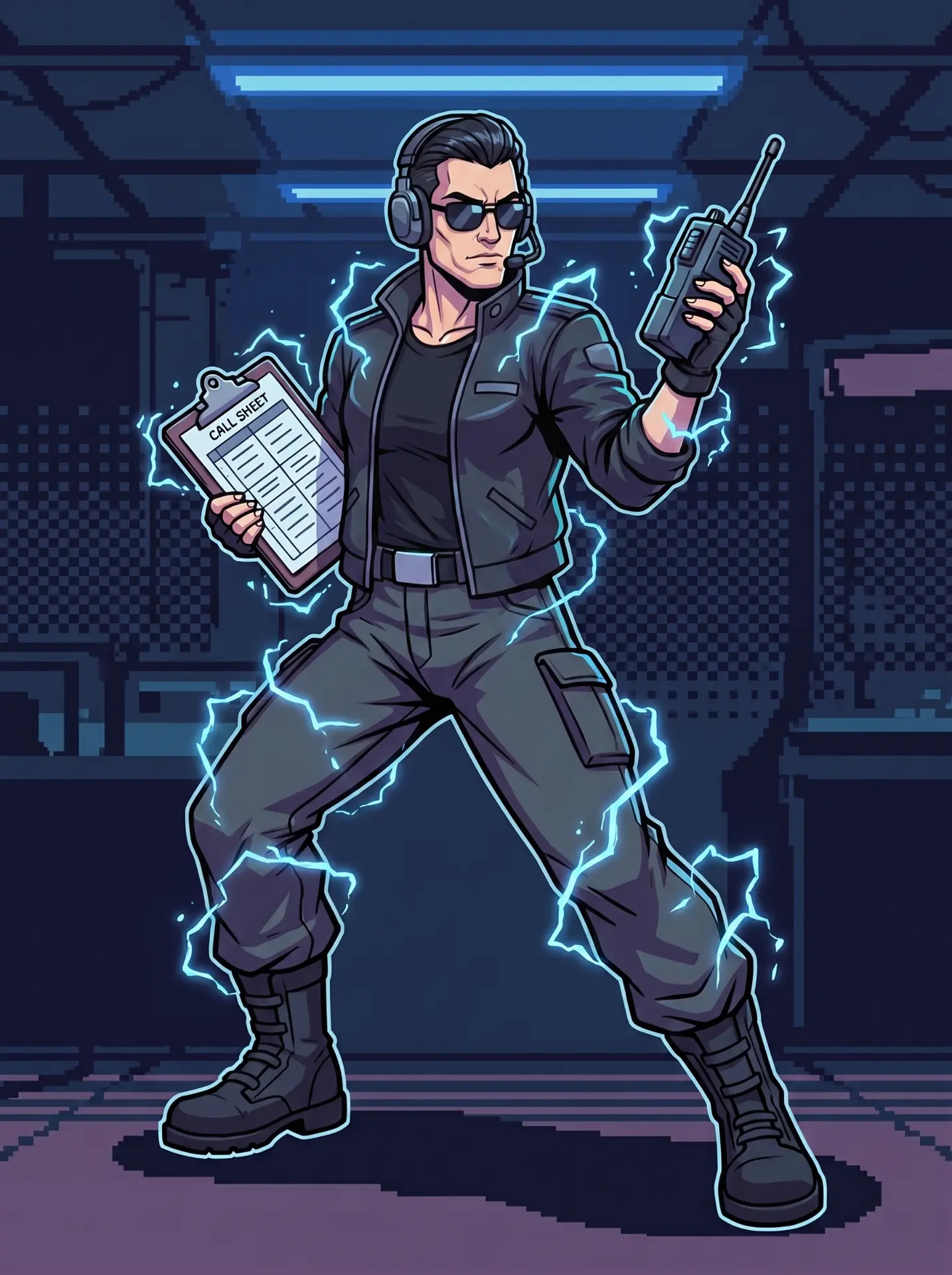 Producer (Look B) — fighter art